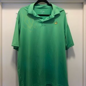 Lime Green MASTERS golf polo